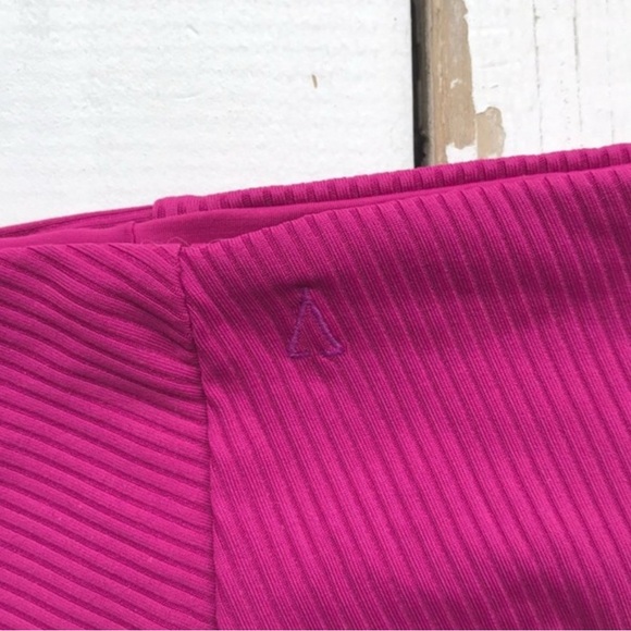 Boys + Arrows Magenta Pink Ribbed Bikini Set- Dylan Top + Wallace Bottoms - Picture 12 of 16